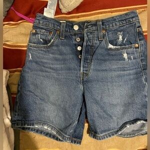 Levi button fly Denim  shorts
